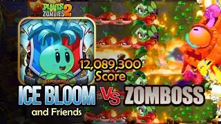 Plants Vs Zombies 2 Ice Bloom versus Zomboss Tournament Strategy 12M High Score