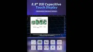 8.8-inch Portrait IPS Display,10-Point Multi-Touch Support,Wide Platform Support: RPi, RK, ESP32-P4