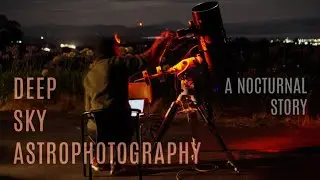 Telescope Deep Sky Astrophotography - Time Lapse