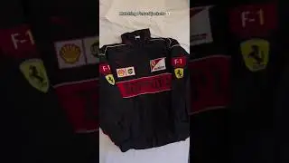 Triple the Ferrari magic in my video &ndash; showcasing 3 Vintage Ferrari F1 Jackets! 🏁✨