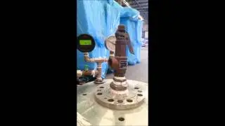 Test safety valve for Air reciever tank 10.0 Bar(g)