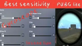 Insane lion || Best sensitivity | PUBG Mobile lite || Gyroscope || Game play