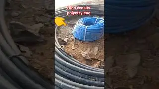 HDPE pipe ||  High density polyethylene benefits #civilengineering #hdpe #civilwork #construction