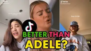 😱 TikTok Singers BETTER than ADELE? Most Popular Easy On Me Covers 🔥