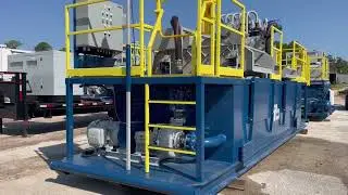 Tri-Flo MFS 4000S Mud Recycling System - Equipment Demonstration