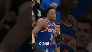 OMG🤯 Mikal Bridges with the steal and OG Anunoby with slam🔥 #nba #nyknicks #basketballshorts