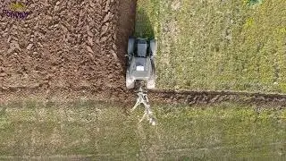 Aratura valtra n134+ aratro bivomere ERMO, azienda agricola Scrivano.