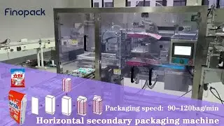 Horizontal Secondary Packaging Machine For Snack Bag --Finopack