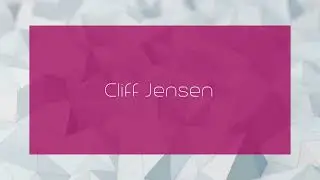 Cliff Jensen - appearance