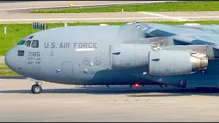SPECIAL AIRPLANES ft. US Air Force C17, US Army Chinook & more - Zurich Airport Plane Spotting | 4K