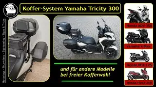 [Vlog 100] Kofferträger Systeme für verschiedene Motorroller 👉  hier Montage Yamaha Tricity 300