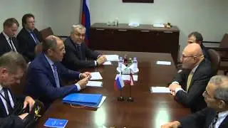 Sergey Lavrov and Tammam Salam | С.В.Лавров и Т.Салам