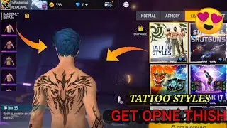 Free Fire tattoo styles Event || GARENA FREE FIRE PAKISTAN ll  How to get open tattoostyles ll
