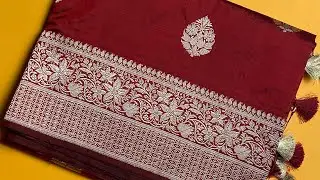 Katan Silk Banarasi Saree | Original Pure Silk Sarees Online Shopping | Edhini.com