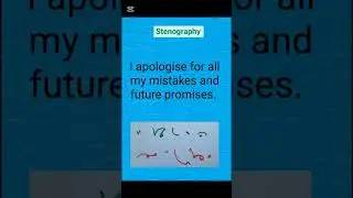 Shorthand tutorials || Stenography Channel || Online Shorthand Course