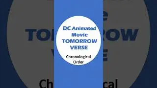 New DC Animated Universe Explained | TomorrowVerse | GigaChad #dc #anime #movie #shorts #gigachad