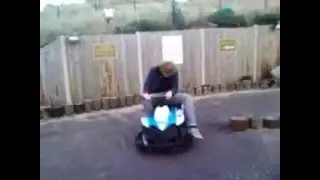 Loner on a kids quad bike