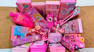 Modern Pink Stationery Collection - Unicorn Pencil Box, Ruler, Eraser, Sharpener, Watch, Jumbo Pen