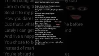 Don't Text Me When You Are Drunk | Friday night bấm chu&ocirc;ng ding dong trước cửa nh&agrave;🌍