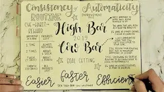 2019 Goal Setting Hack - High Bar/Low Bar