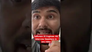 Software UI engineer All interview Questions in On video #softwareengineer #uaejobs codinginterview