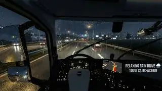 Heavy Rain & Extreme Mud Drive 🌧️ | Realistic Cockpit View ASMR | ETS2 [4K]