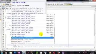 How to Set Border JTextfield using Java Applet and AWT in Netbeans