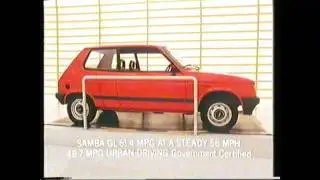 Talbot Samba advert from 1984