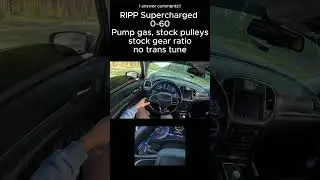 2025 RIPP Supercharged Chrysler 300 0-60 #2025shorts #rippsuperchargers