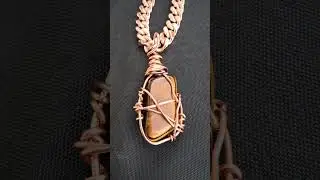 Tigers Eye Handmade 100%  Copper chain Dmvcrystal.bigcartel.com