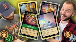 🟡🔘 AMBER STEEL SONG VS EMERALD AMBER 🟢🟡 BEST DECK Shimmering Skies? | Disney Lorcana Set 5 Gameplay