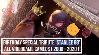 StanLee VideoGame Cameos {2000-2020} Full Collection | 'StanLee 98' Birthday Special Tribute