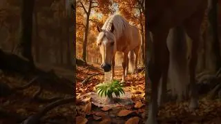 &ldquo;A Horse Waters a Growing Date Palm Seed 🌞 #AIStory&rdquo;#ai #horse #tree #date