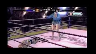Rumble Roses Dixie Clements vs Makoto Ihara xbox 360 ps 3 ps 2