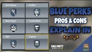 How to use BLUE PERK in codm? | Detailed Explanation in TAMIL | புளு பர்க் யூஸ் பண்ணுவது எப்படி?
