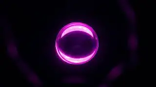 Pulsating Purple Orb | Neon light abstract wallpper and screensaver for TV & desktop