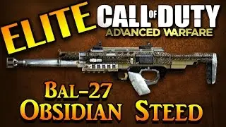 COD Advanced Warfare Elite Bal-27 OBSIDIAN STEED - Advanced Warfare Elite Guns Gameplay
