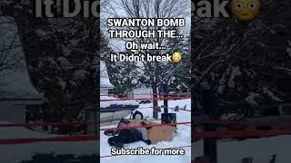 EXTREME BACKYARD WRESTLING TABLE SMASH!!!