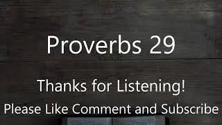Proverbs 29 - The Passion Translation audio Bible - TPT