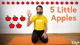 Five Little Apples (Sing-Along) | Kids Yoga, Music and Mindfulness with Yo Re Mi