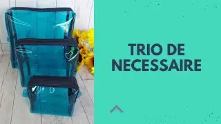 KIT NECESSARIE TRANSPARENTE I Como Fazer n&eacute;cessaire box I Necessarie Box Transparente I Com Molde