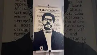New painting. #bobbyseale #theblackpanther #art #portrait