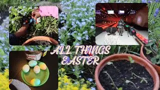EASTER VLOG || HIDING SWEETS | PICKING EGGS FROM THE GARDEN || BOWLING ||GAME CITY || FAMILY PRAYER