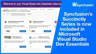 Microsoft Visual Studio Dev Essentials Succinctly Series v3