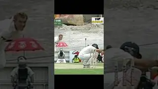 Brett Lee Vs VVX Laxman - Laxman Ducks Under A Good Length Delivery