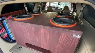 Ford Excursion No Wall! 4 Avatar SVL 15s On A Taramps Bass 15k