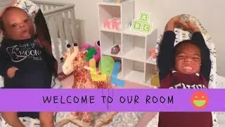 Welcome To Our Room | RayandRy's New Boy Cave | Boys Room Tour