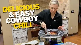 Easy Crockpot Cowboy Chili Recipe: SO DELICIOUS!
