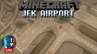 Building JFK Airport in Minecraft - New York City Building Session