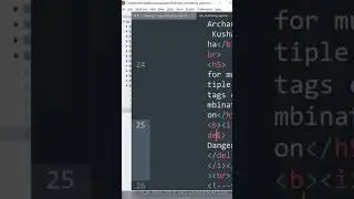 Text formatting tags in HTML -bold, italics,subscript, superscript,mark, delete, underline all tags.